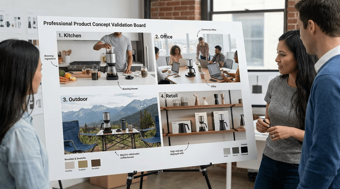 Visual validation of product concepts: accelerate your decisions