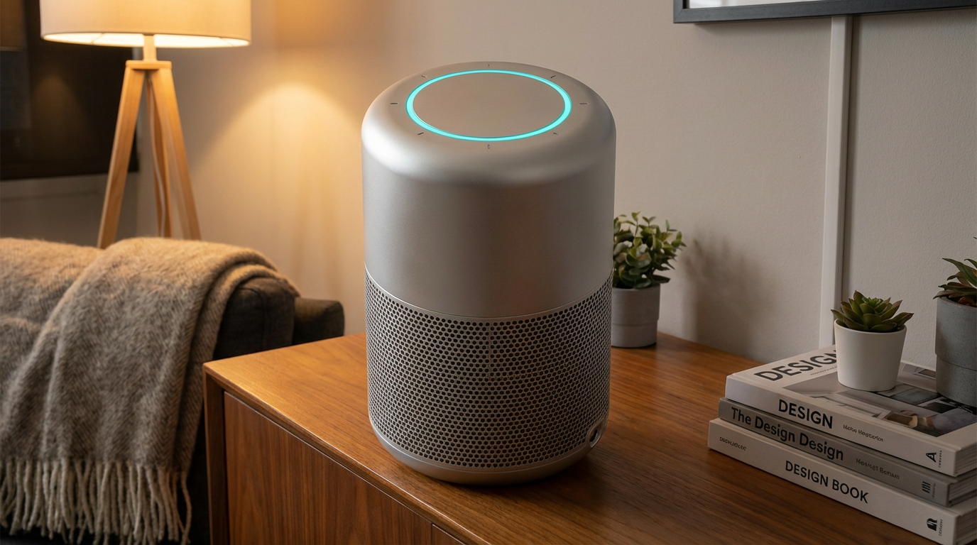 Urban bench integrated in modern plaza by AI